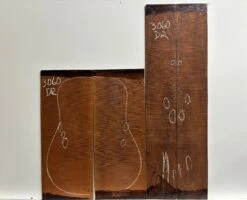 Amazon Rosewood Dreadnought Guitar Back And Side Seconds Set #3060