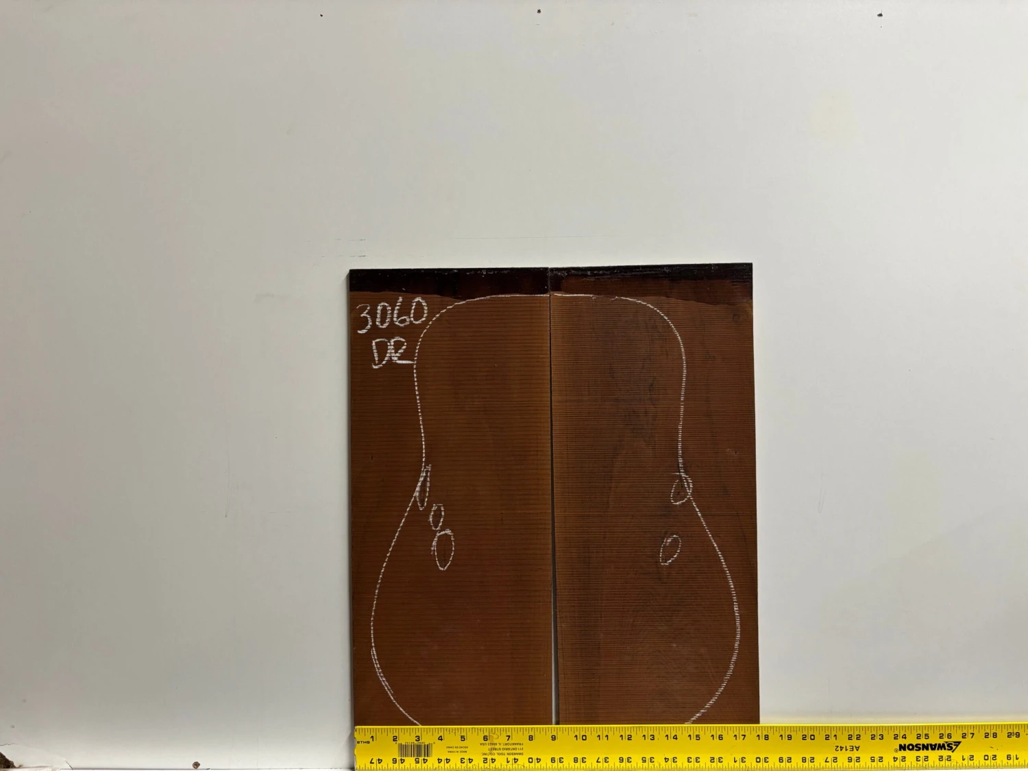 Amazon Rosewood Dreadnought Guitar Back And Side Seconds Set #3060 - Image 2