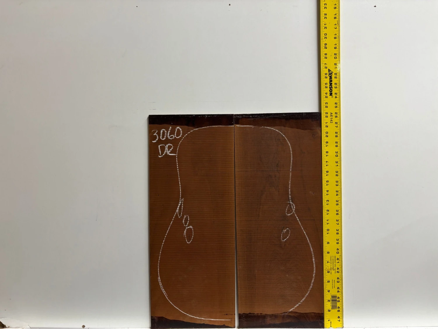 Amazon Rosewood Dreadnought Guitar Back And Side Seconds Set #3060 - Image 3