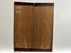 Amazon Rosewood Dreadnought Guitar Back Set (Seconds) #3084