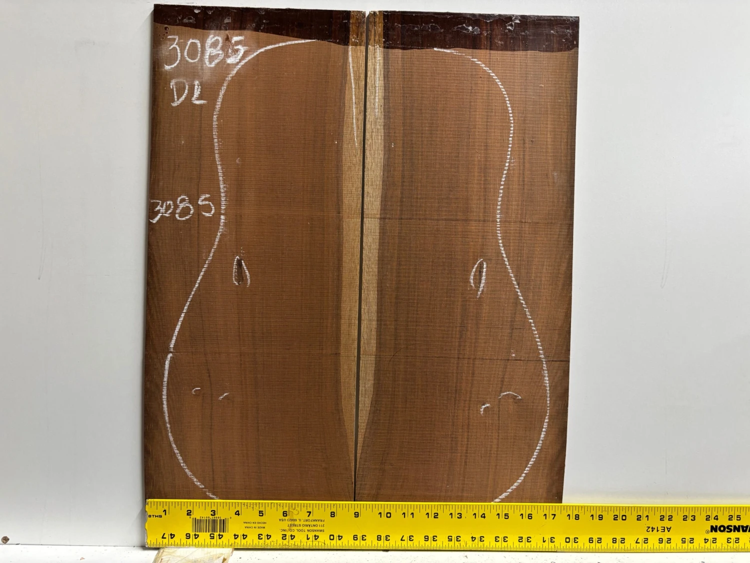 Amazon Rosewood Dreadnought Guitar Back Set (Seconds) #3085 - Image 2