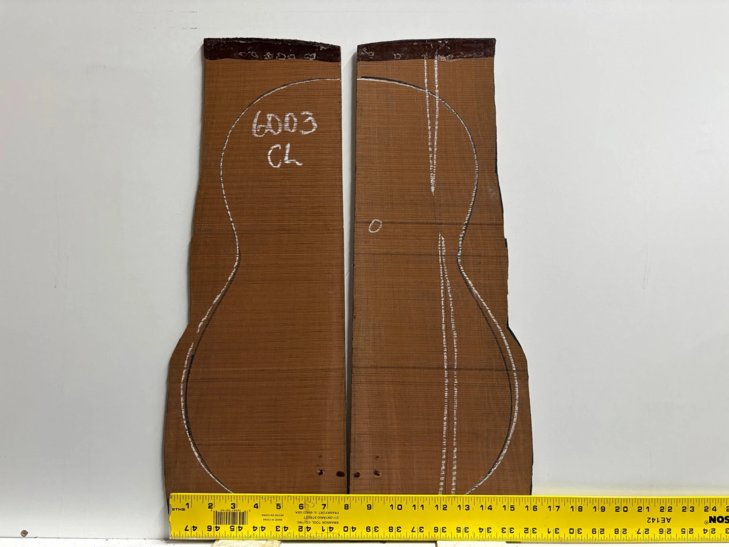 Amazon Rosewood Classical Guitar Back Set (Seconds) #6003 - Image 2