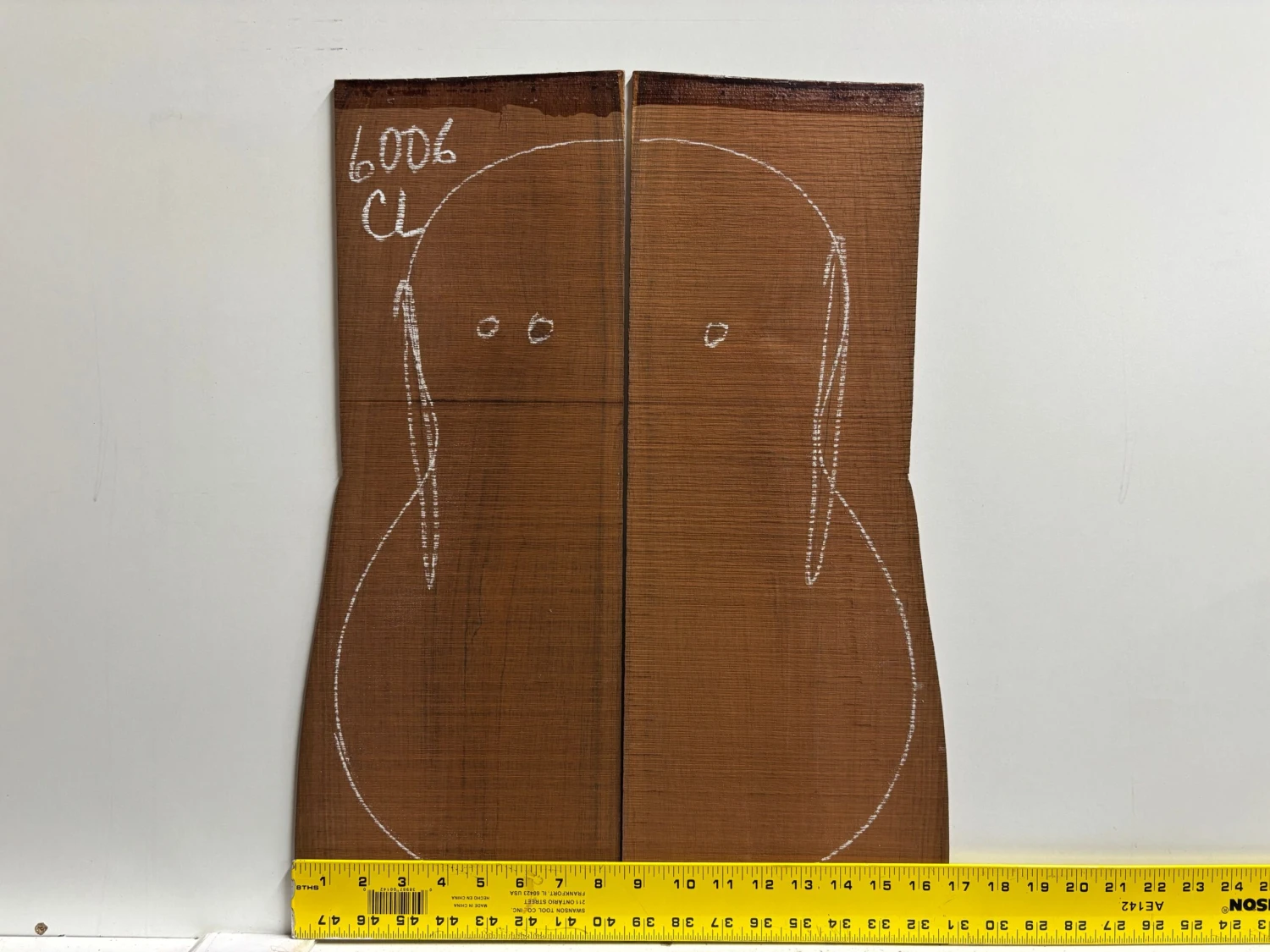 Amazon Rosewood Classical Guitar Back Set (Seconds) #6006 - Image 2