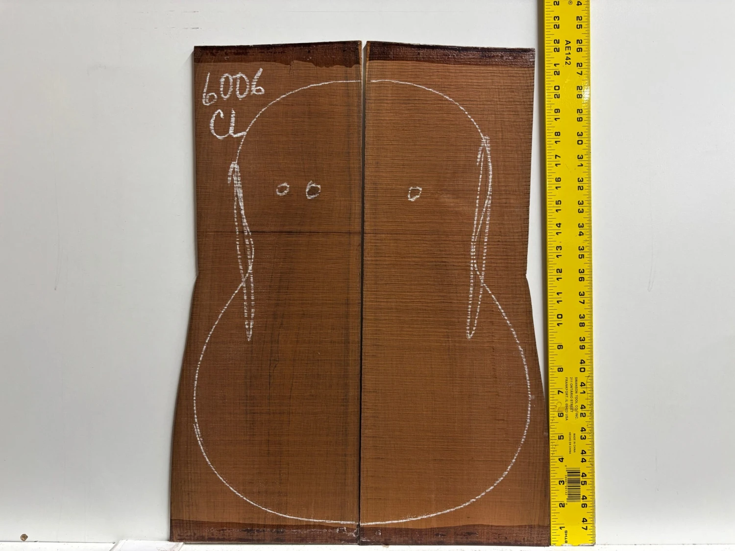 Amazon Rosewood Classical Guitar Back Set (Seconds) #6006 - Image 3