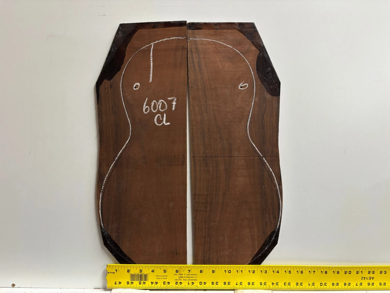 Amazon Rosewood Classical Guitar Back Set (Seconds) #6007 - Image 2