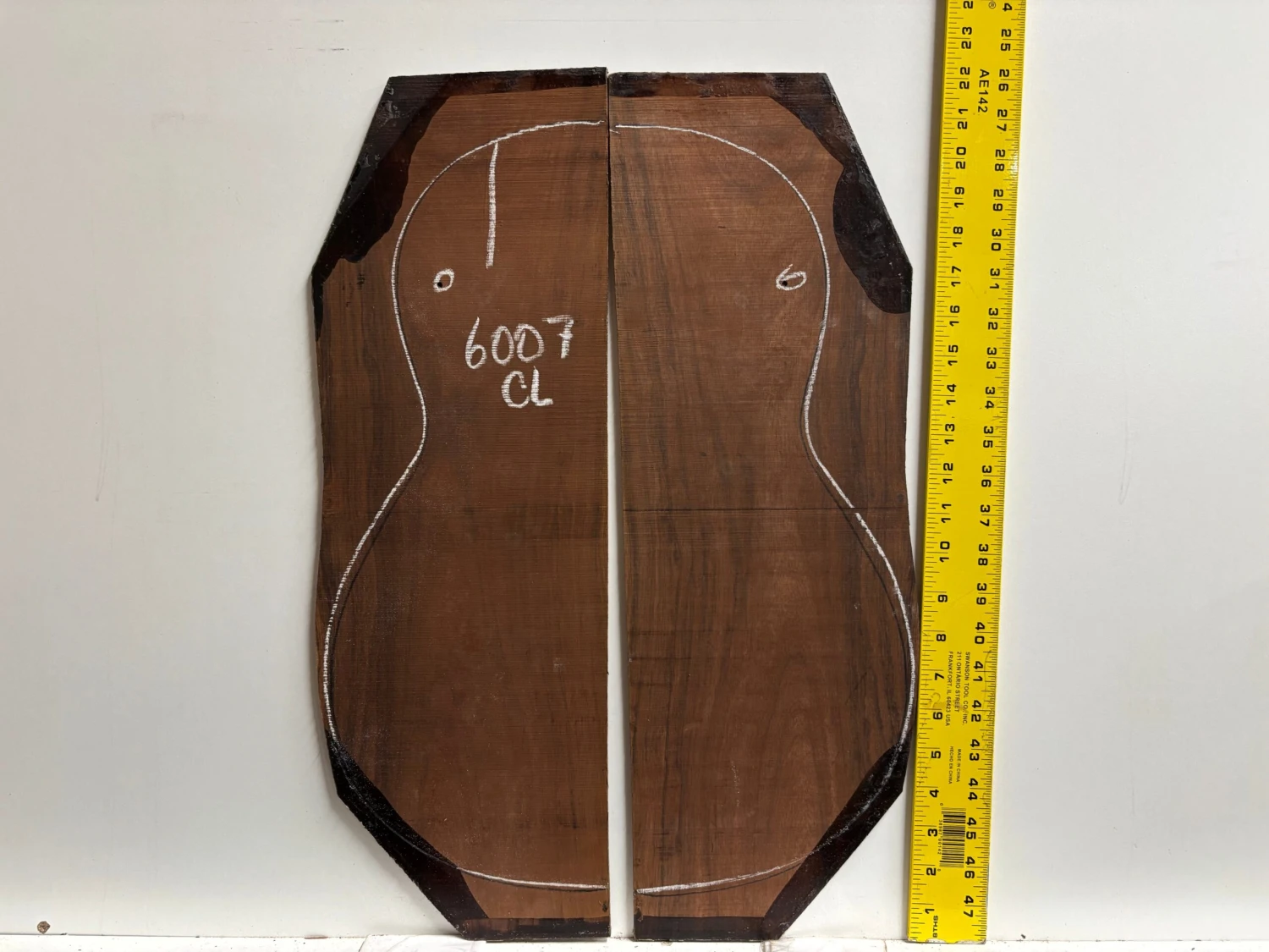 Amazon Rosewood Classical Guitar Back Set (Seconds) #6007 - Image 3