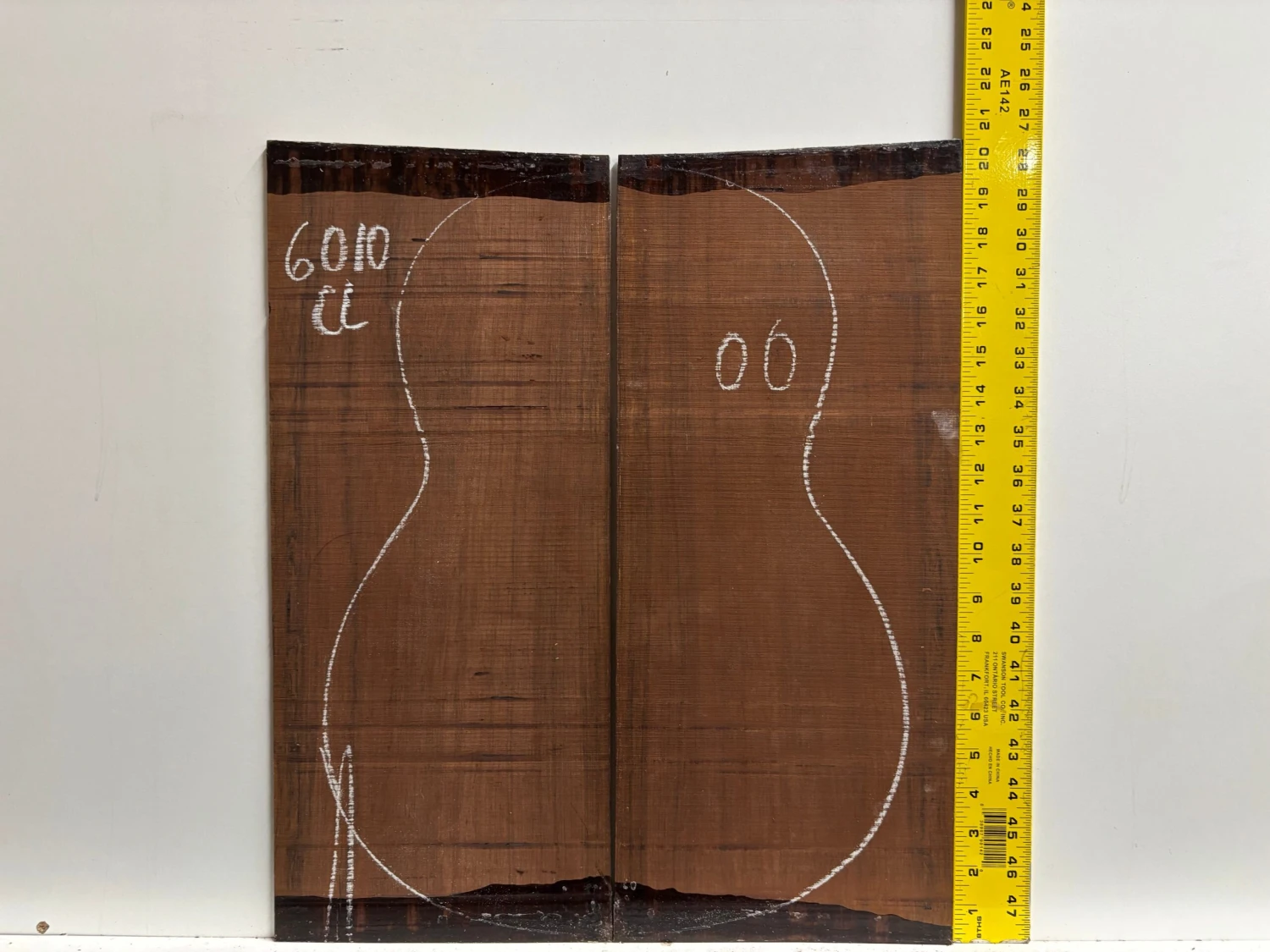 Amazon Rosewood Classical Guitar Back Set (Seconds) #6010 - Image 3