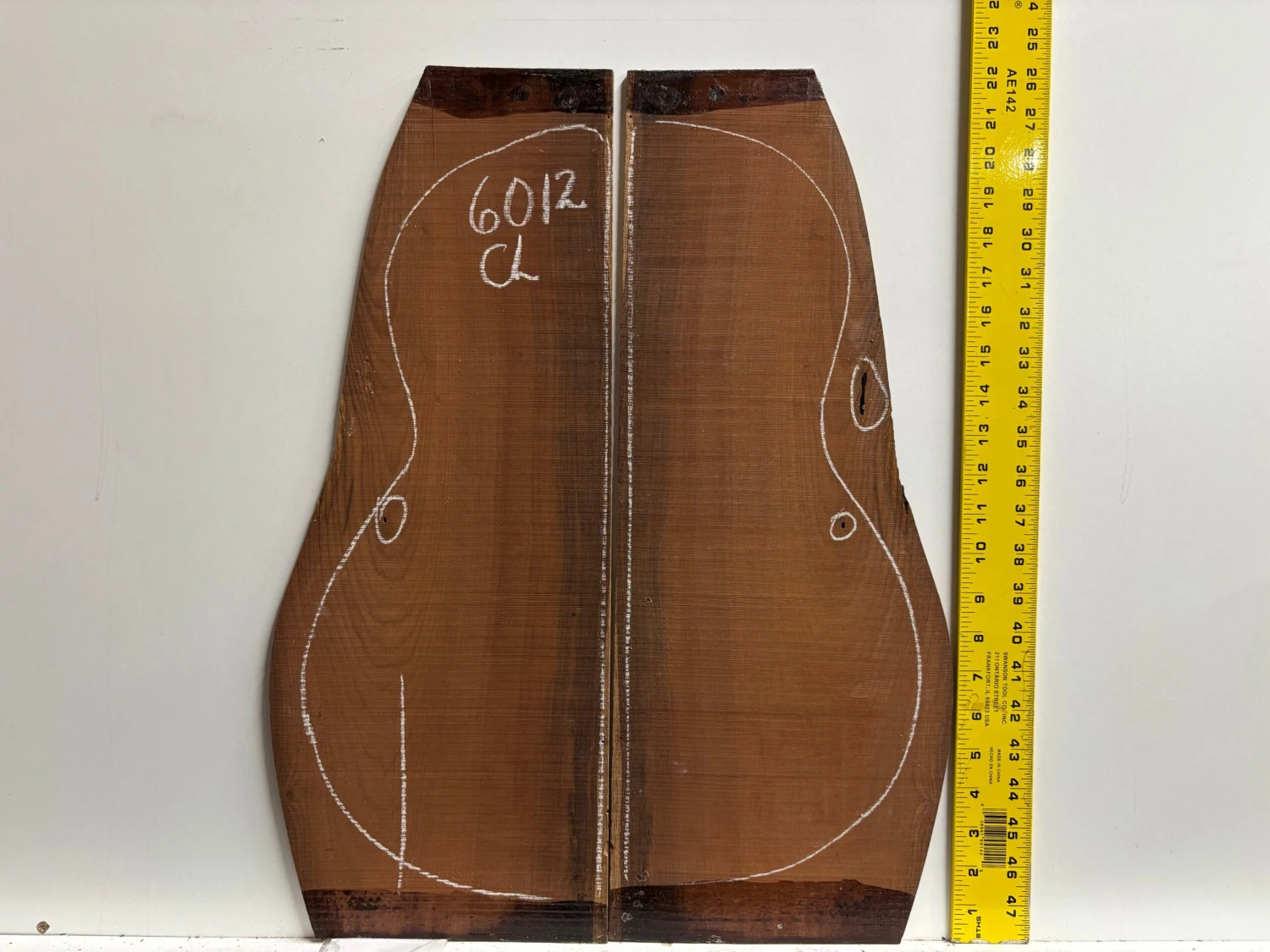 Amazon Rosewood Classical Guitar Back Set (Seconds) #6012 - Image 3