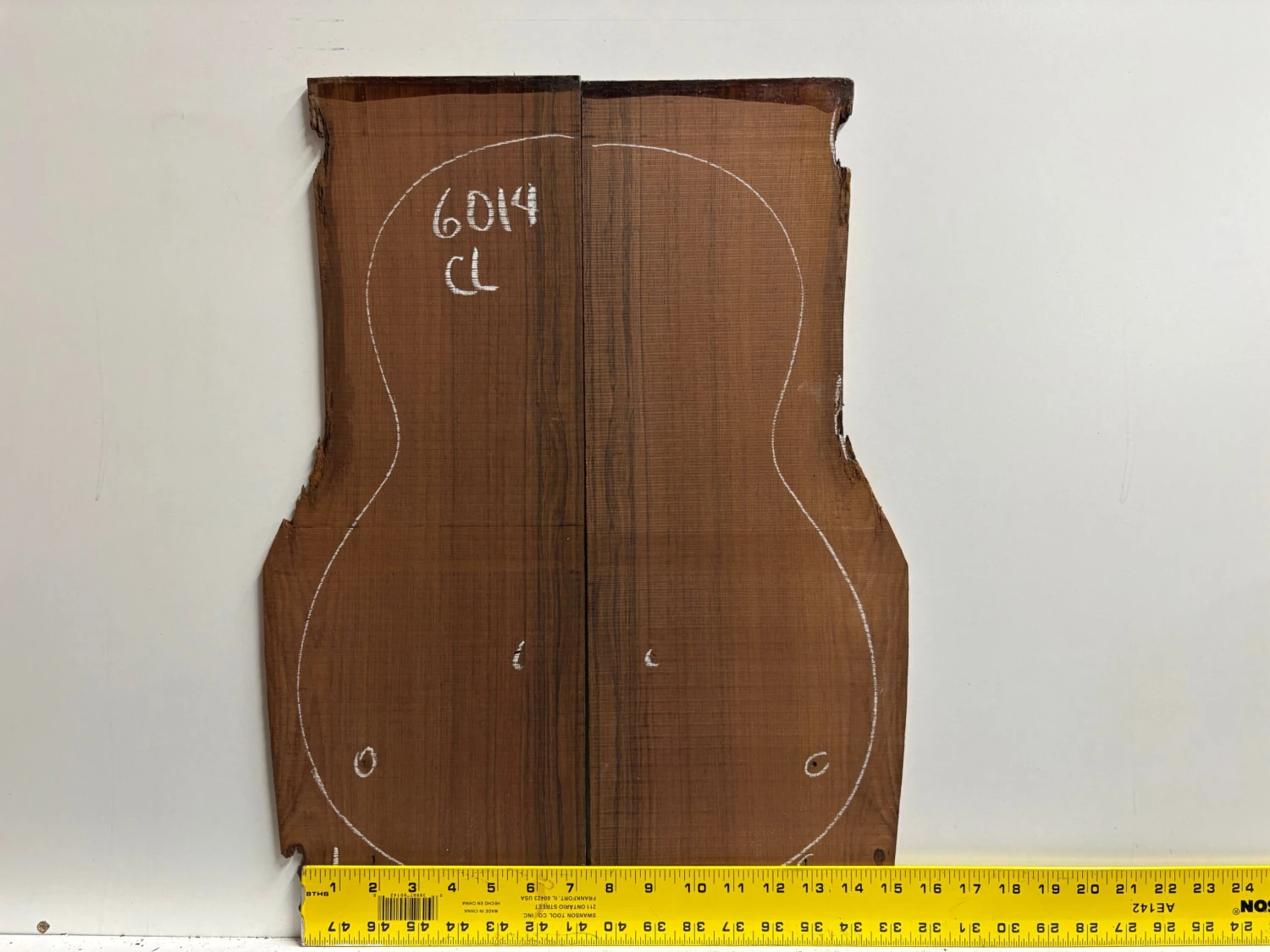 Amazon Rosewood Classical Guitar Back Set (Seconds) #6014 - Image 2
