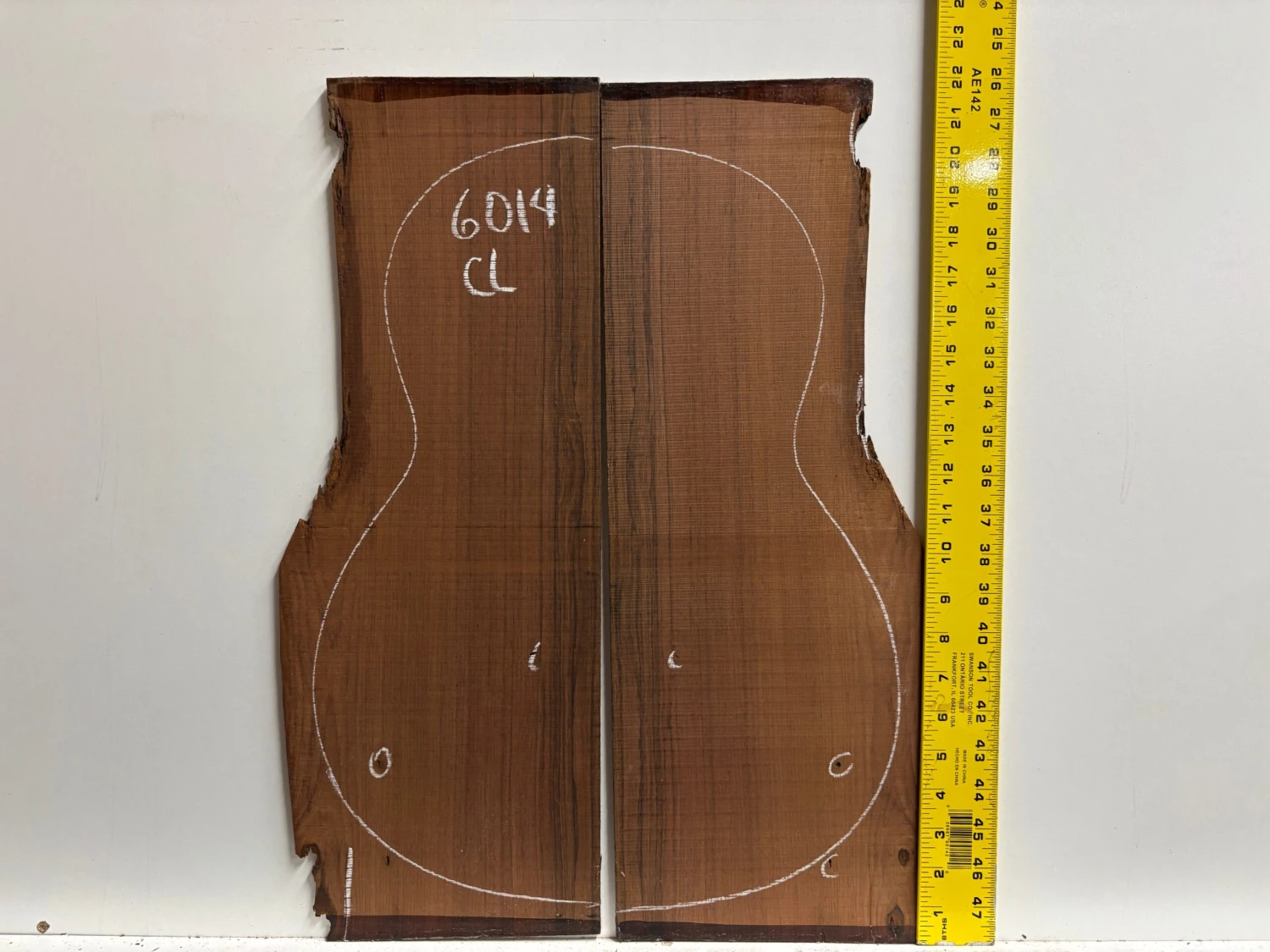 Amazon Rosewood Classical Guitar Back Set (Seconds) #6014 - Image 3
