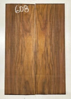 Rare Tiger Striped Rosewood Guitar Drop Top - 22-1/2" X 7-1/4" X 3/8" #608