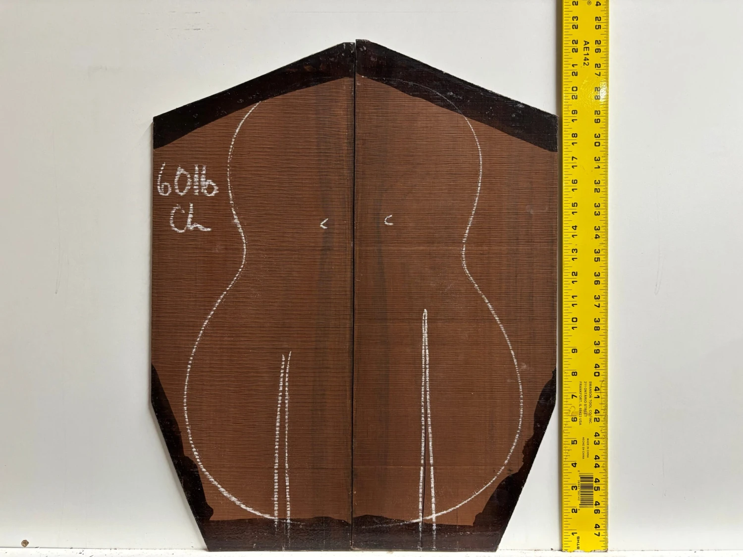 Amazon Rosewood Classical Guitar Back Set (Seconds) #6016 - Image 3