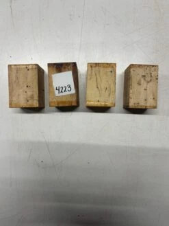 4 Pack, Tamarind Bottle Stopper Blanks 3"x2"x2"#Dollar Deal