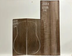 East Indian Rosewood Dreadnought AAAA Grade Guitar Back & Side Set #6028