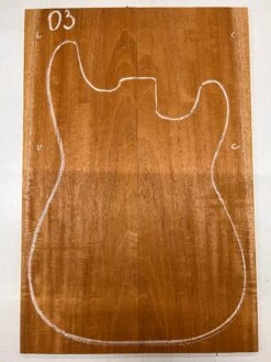 Beautiful Flame Honduran Mahogany Guitar Drop Tops 21" X 7" X 1/4" #03