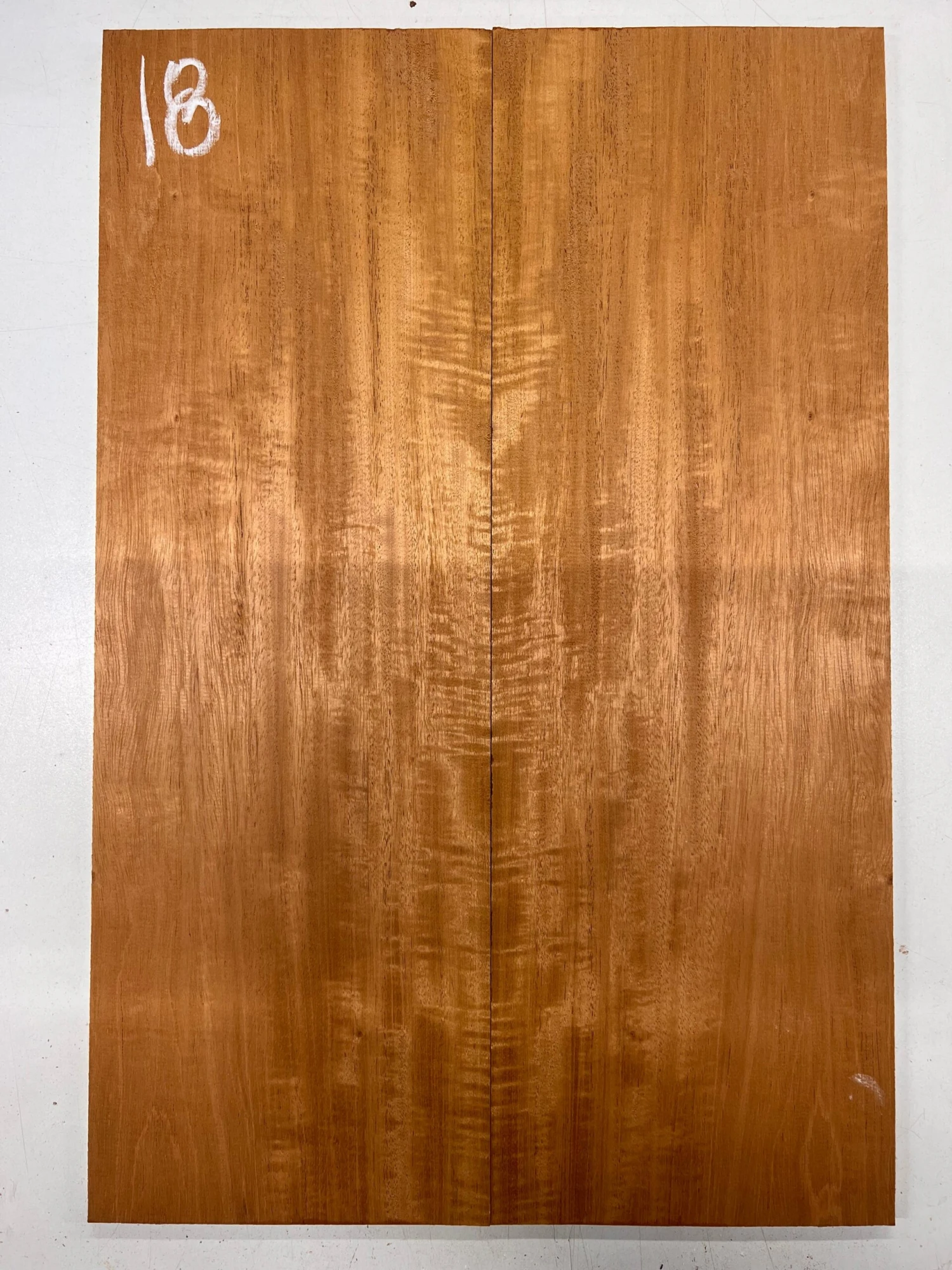 Beautiful Flame Honduran Mahogany Guitar Drop Tops 21" X 7" X 1/4" #18 - Image 3