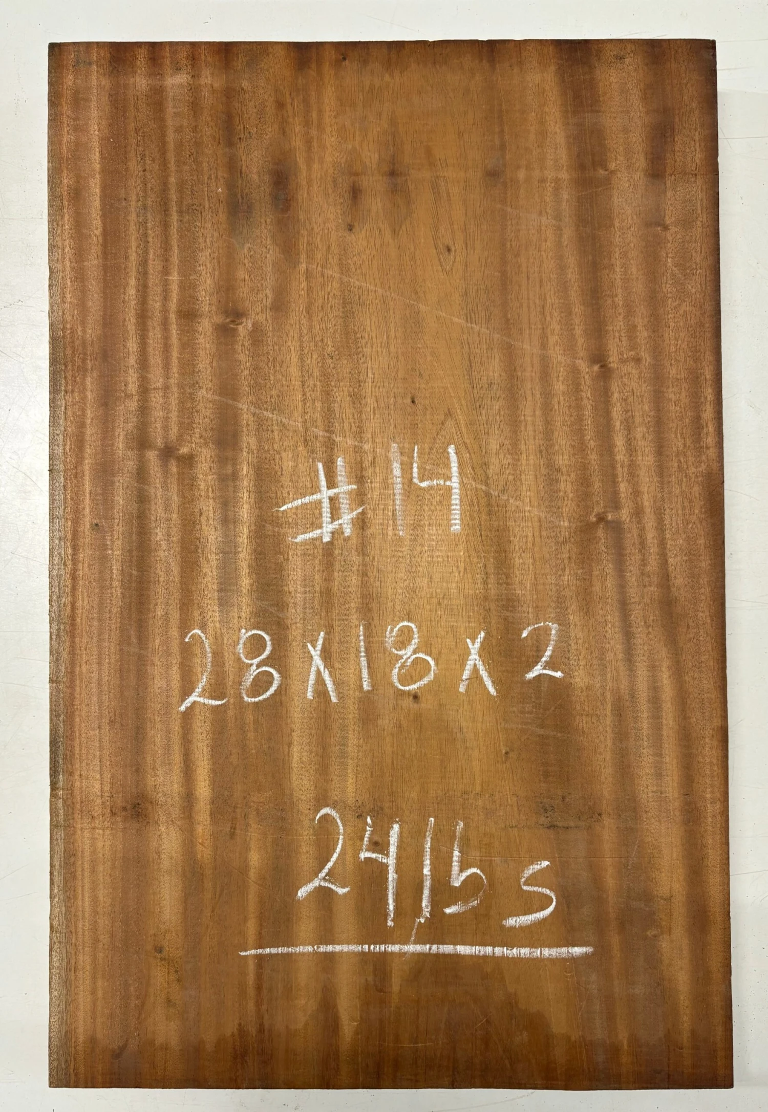 Premium Mahogany Guitar Body Blank - 28" X 18" X 2" (Single Piece) #14 - Image 2