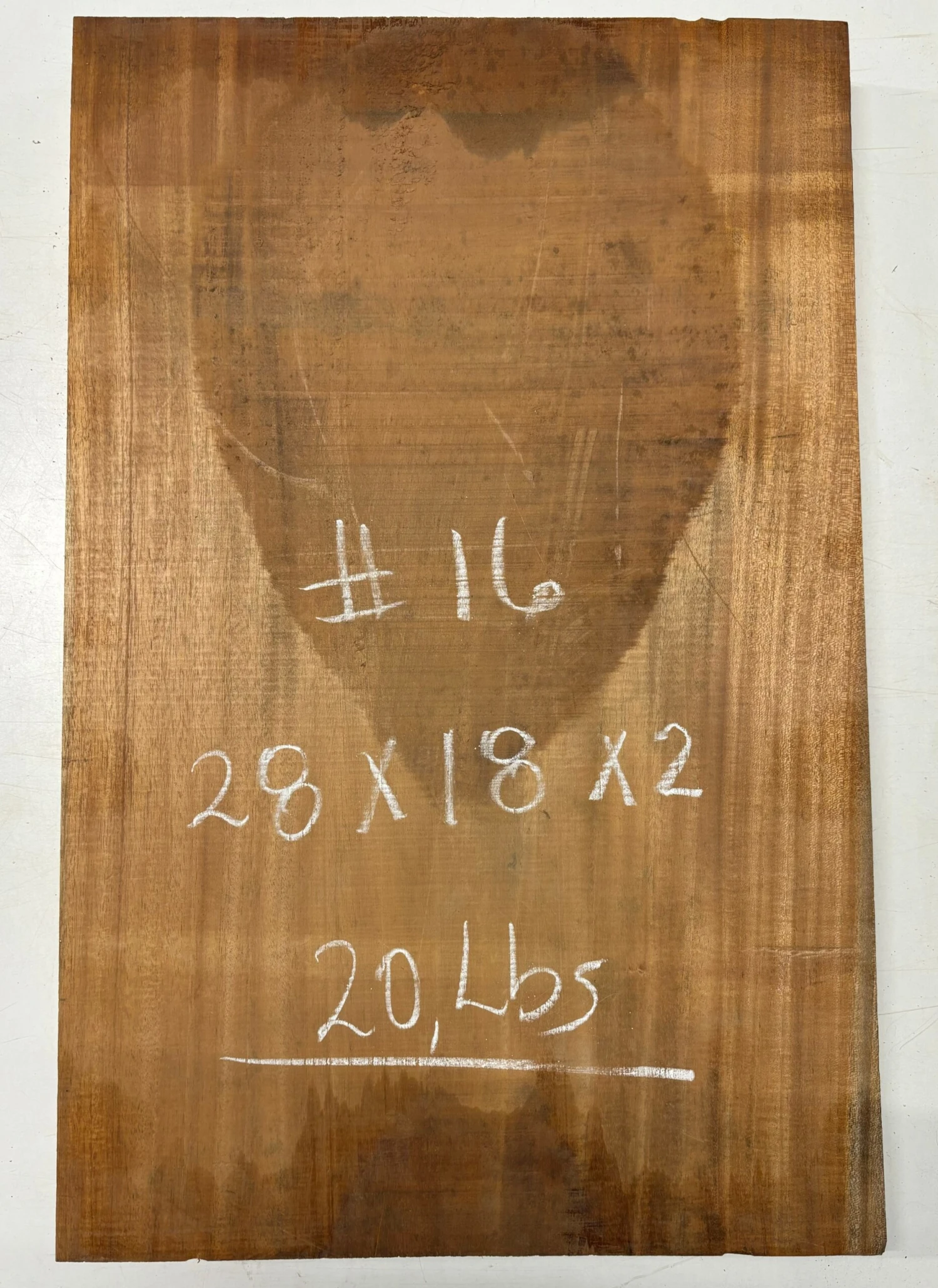Premium Mahogany Guitar Body Blank - 28" X 18" X 2" (Single Piece) #16 - Image 2