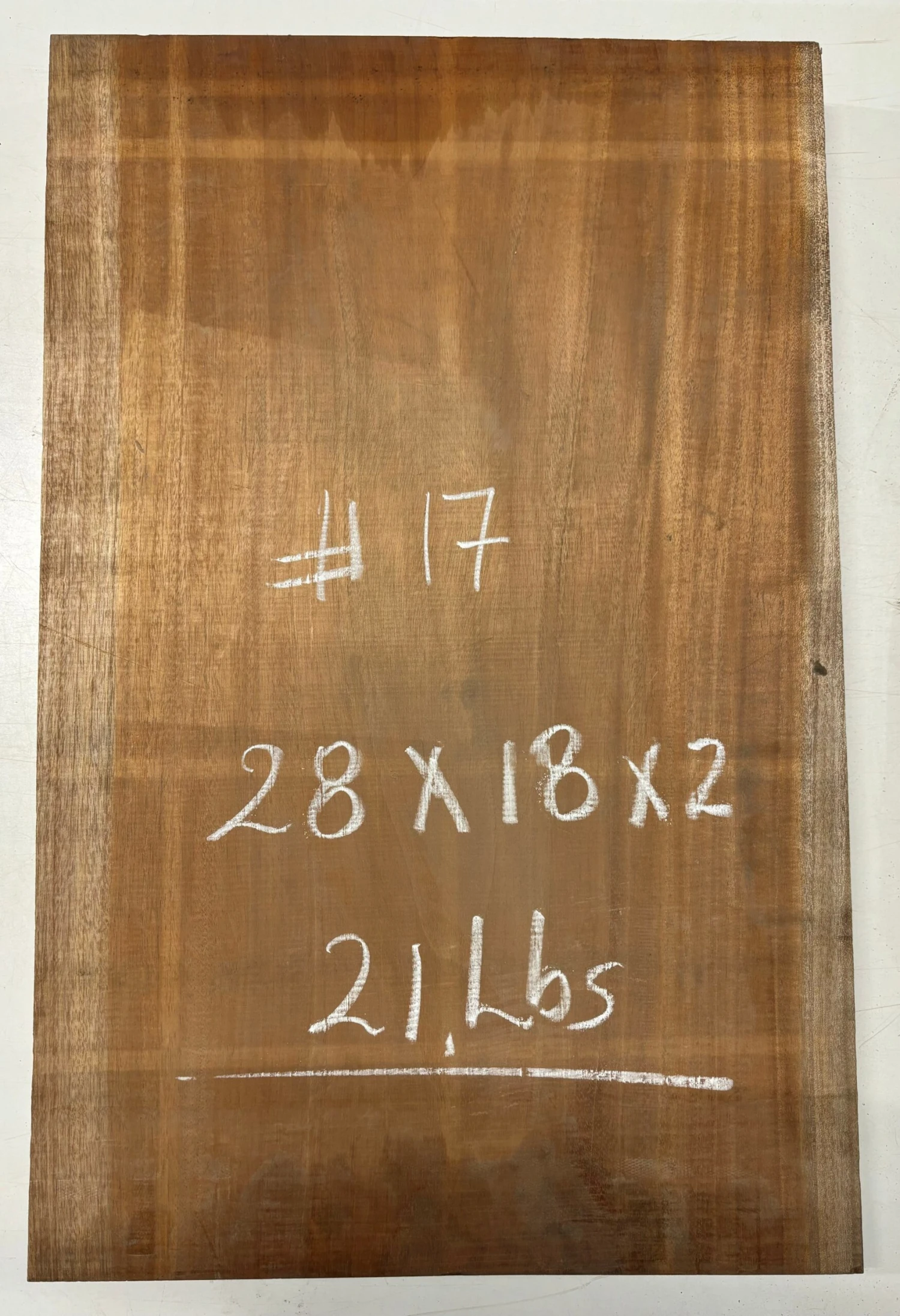 Premium Mahogany Guitar Body Blank - 28" X 18" X 2" (Single Piece) #17 - Image 2
