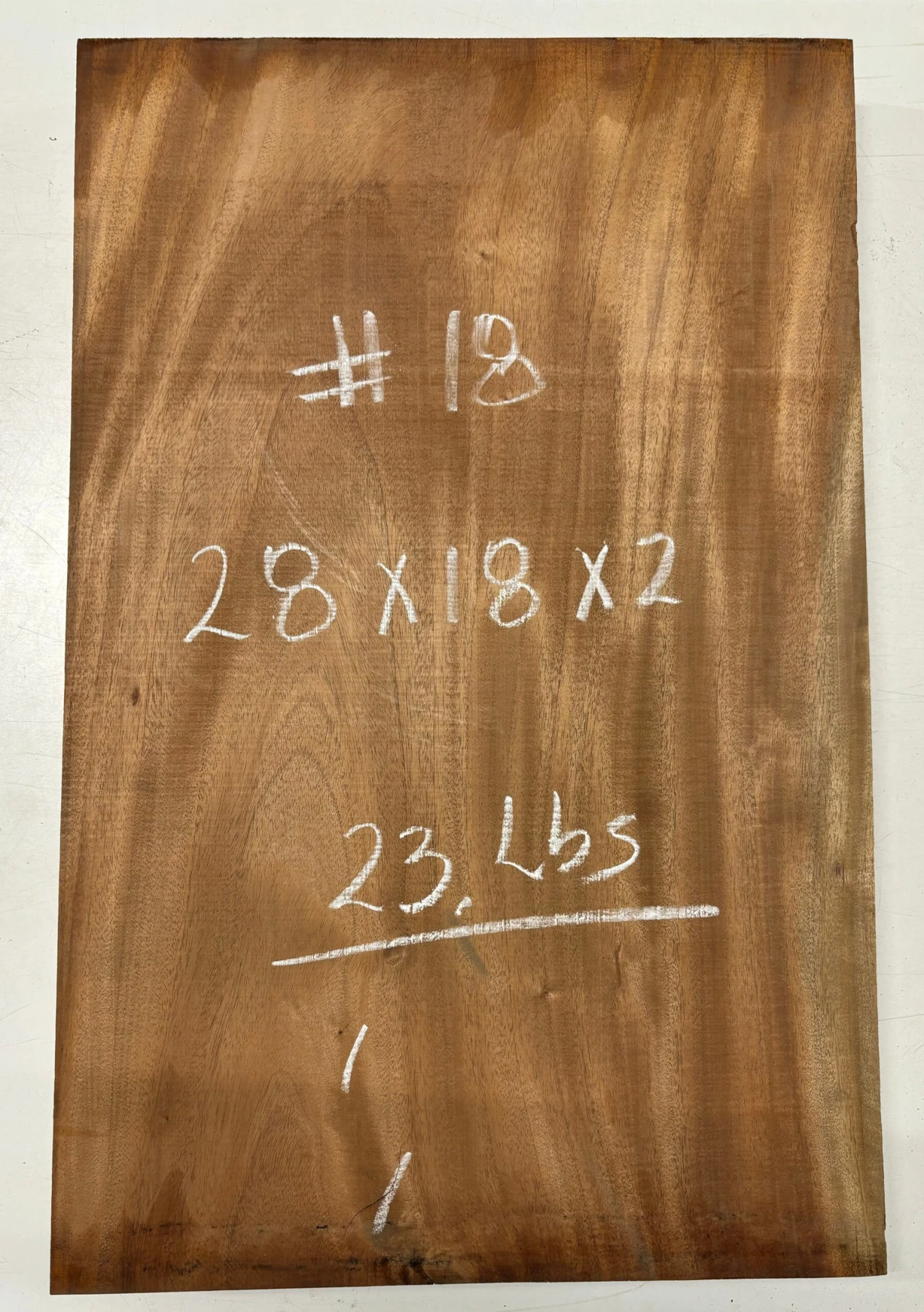 Premium Mahogany Guitar Body Blank - 28" X 18" X 2" (Single Piece) #18 - Image 2