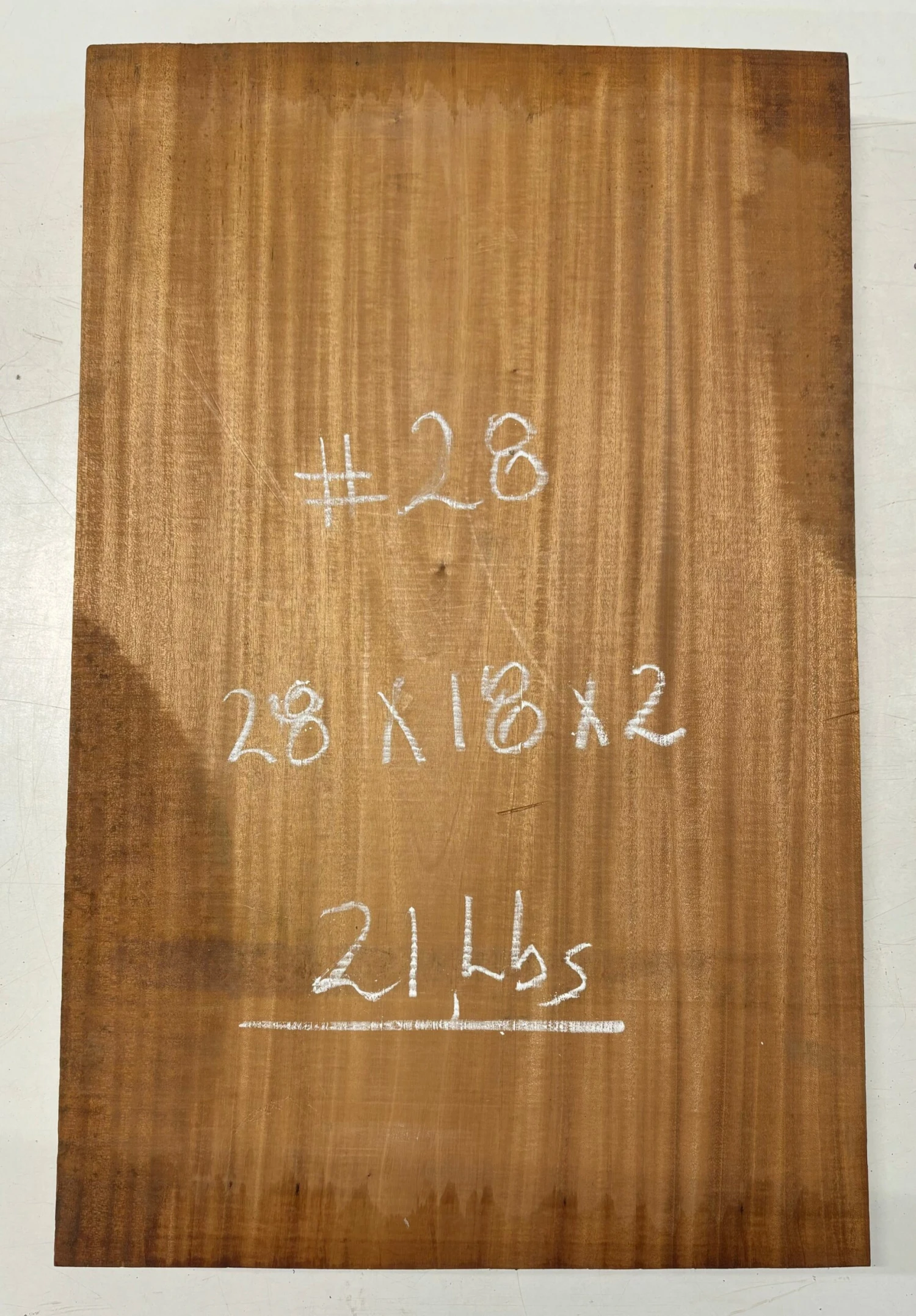 Premium Mahogany Guitar Body Blank - 28" X 18" X 2" (Single Piece) #28 - Image 2