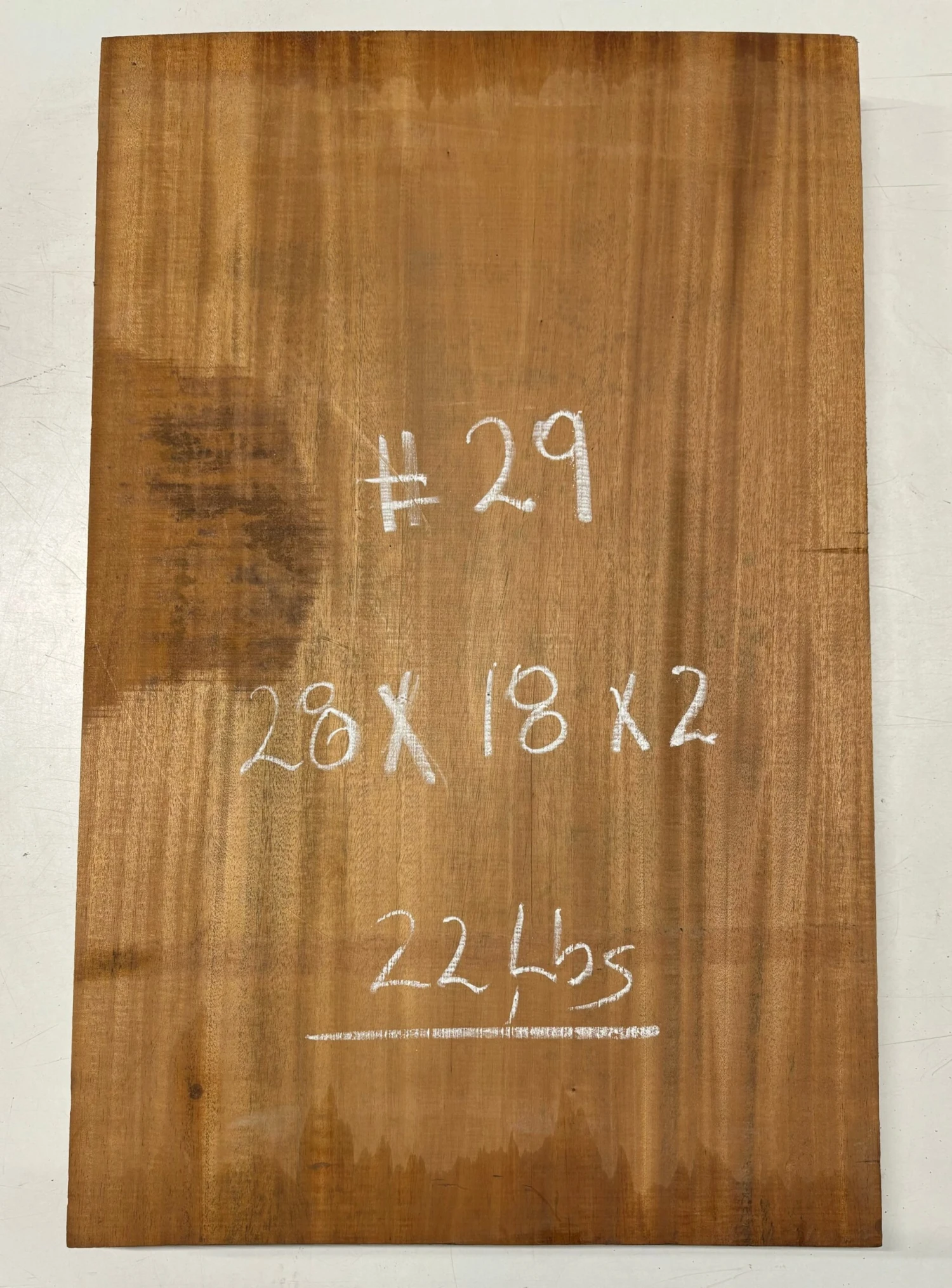 Premium Mahogany Guitar Body Blank - 28" X 18" X 2" (Single Piece) #29 - Image 2