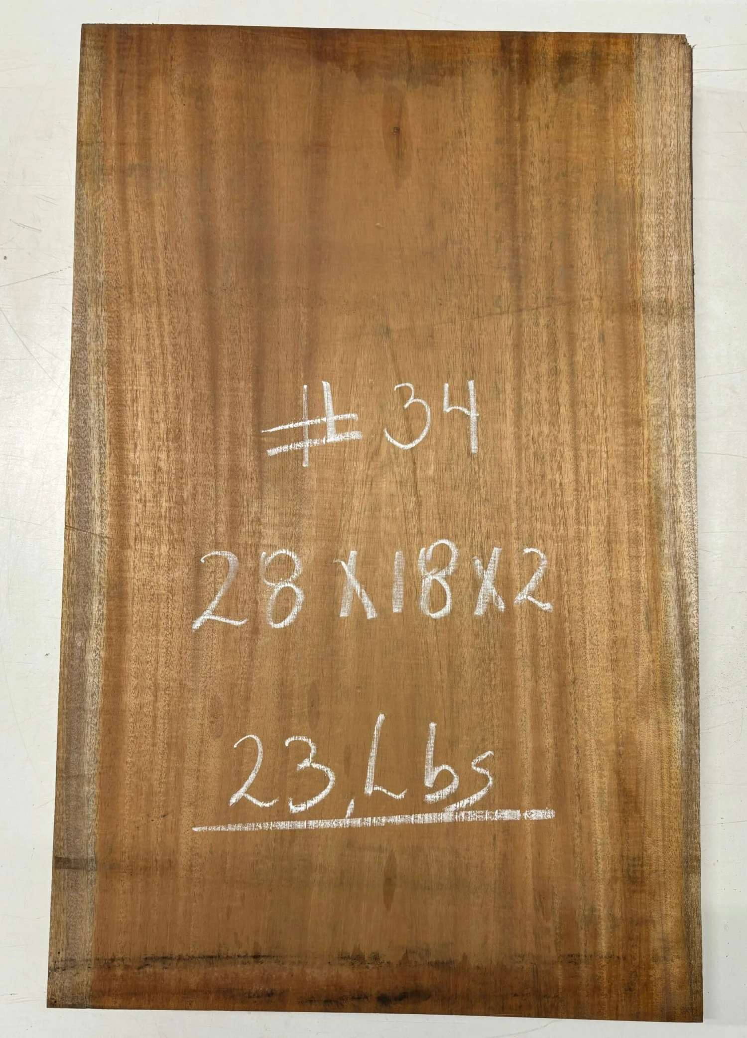 Premium Mahogany Guitar Body Blank - 28" X 18" X 2" (Single Piece) #34 - Image 2