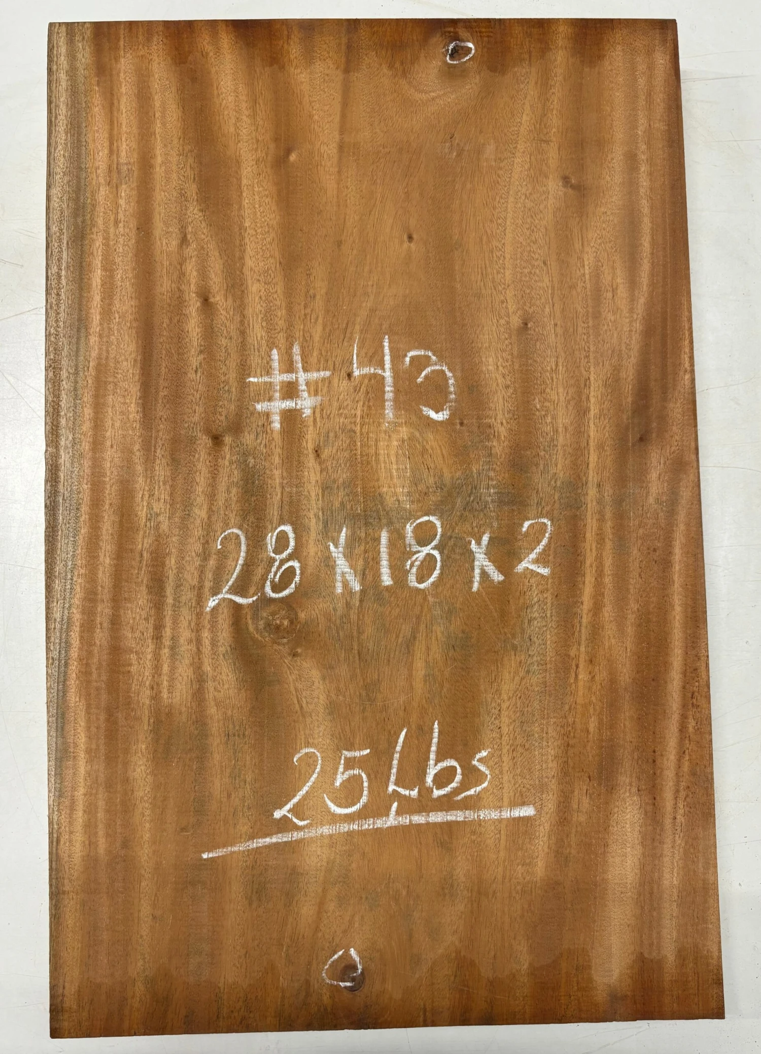 Premium Mahogany Guitar Body Blank - 28" X 18" X 2" (Single Piece) #43 - Image 2