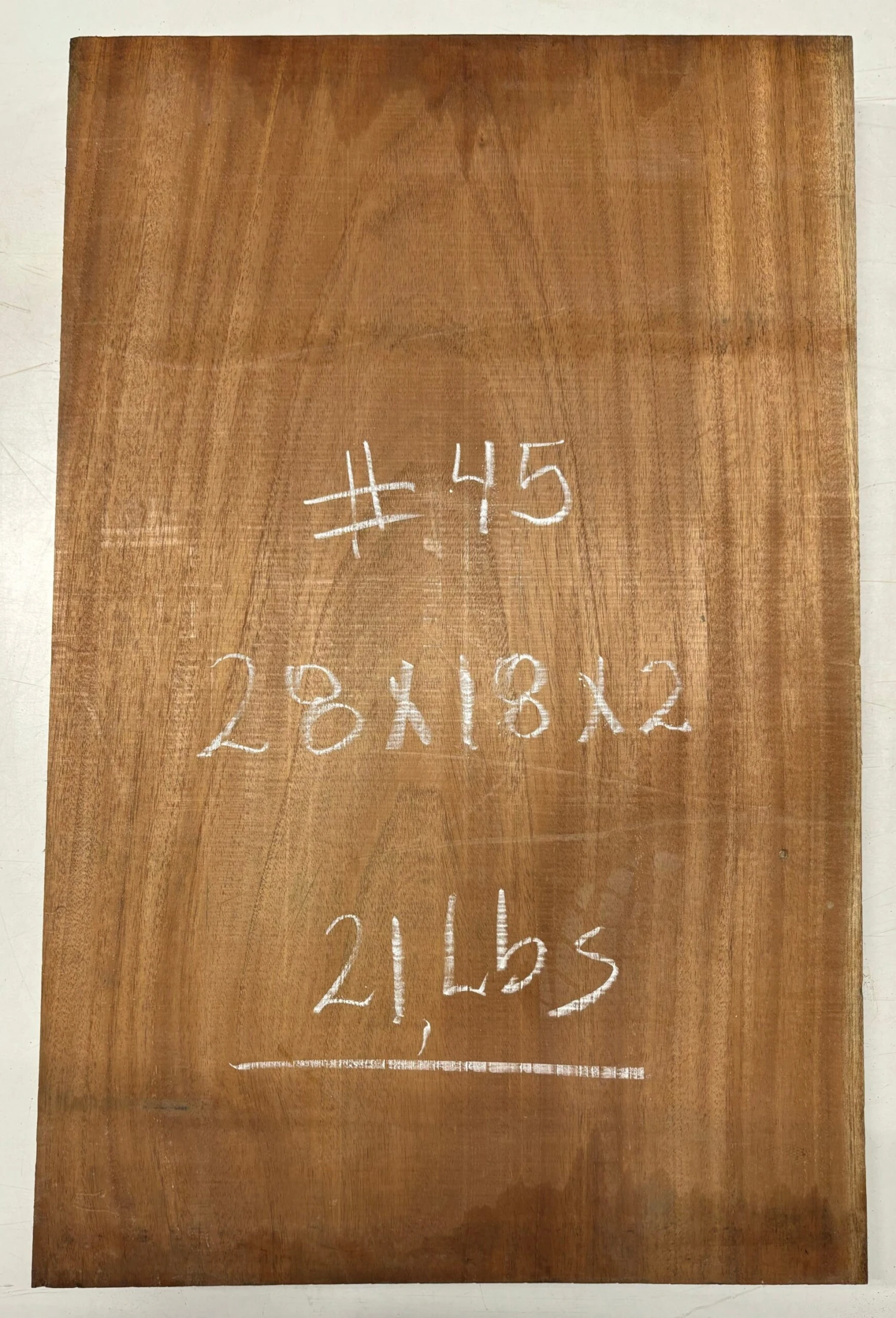 Premium Mahogany Guitar Body Blank - 28" X 18" X 2" (Single Piece) #45 - Image 2