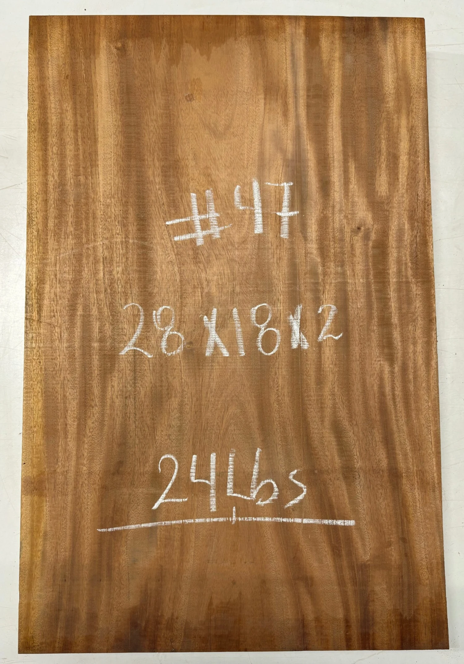 Premium Mahogany Guitar Body Blank - 28" X 18" X 2" (Single Piece) #47 - Image 2