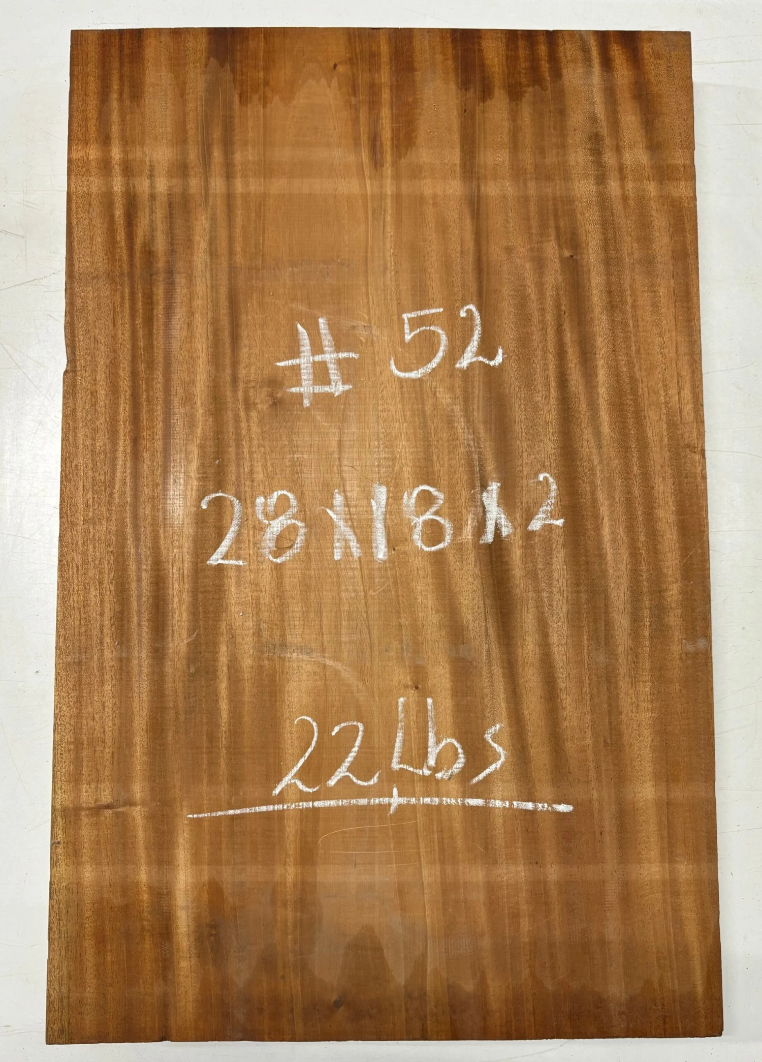 Premium Mahogany Guitar Body Blank - 28" X 18" X 2" (Single Piece) #52 - Image 2