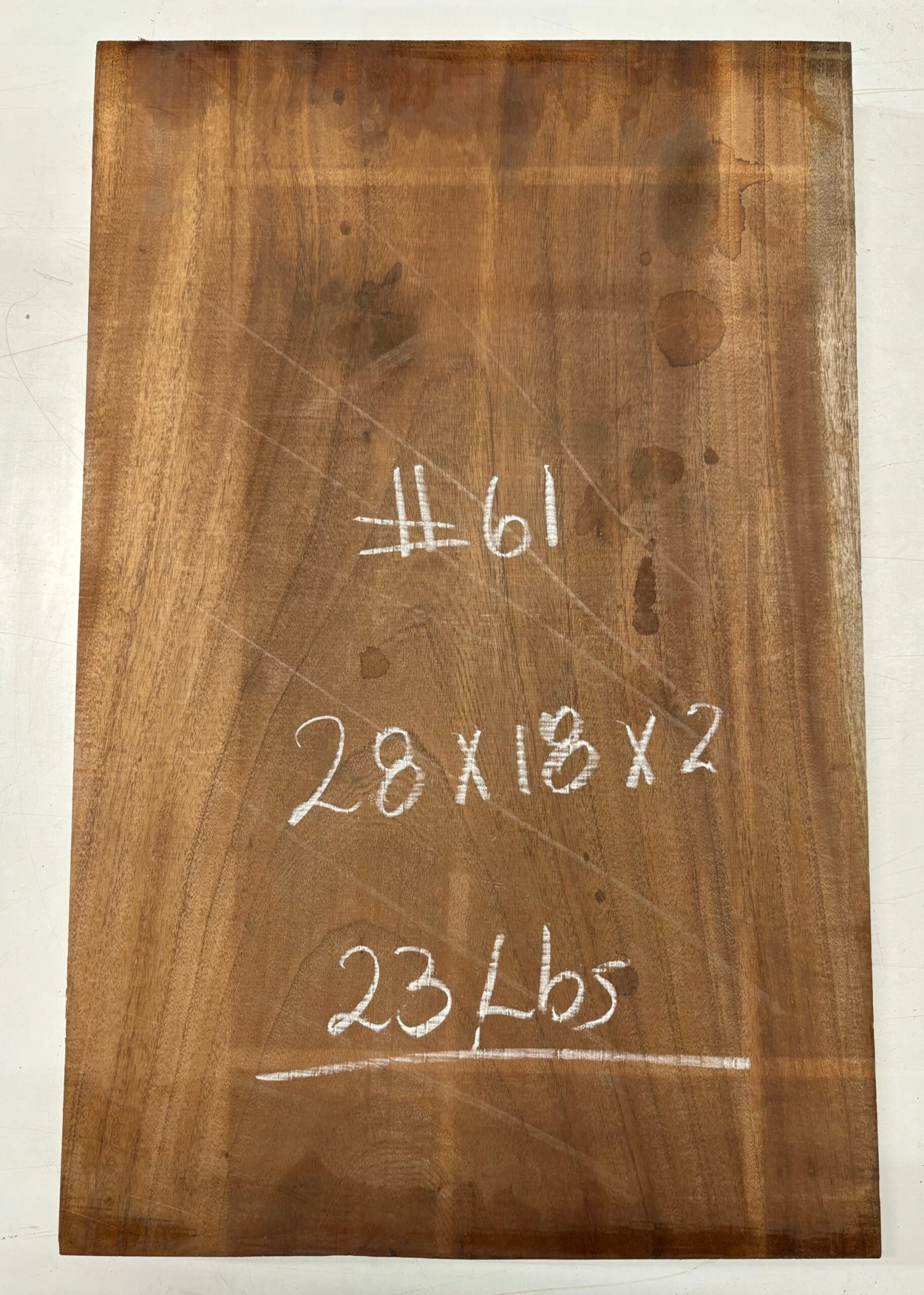 Premium Mahogany Guitar Body Blank - 28" X 18" X 2" (Single Piece) #61 - Image 2