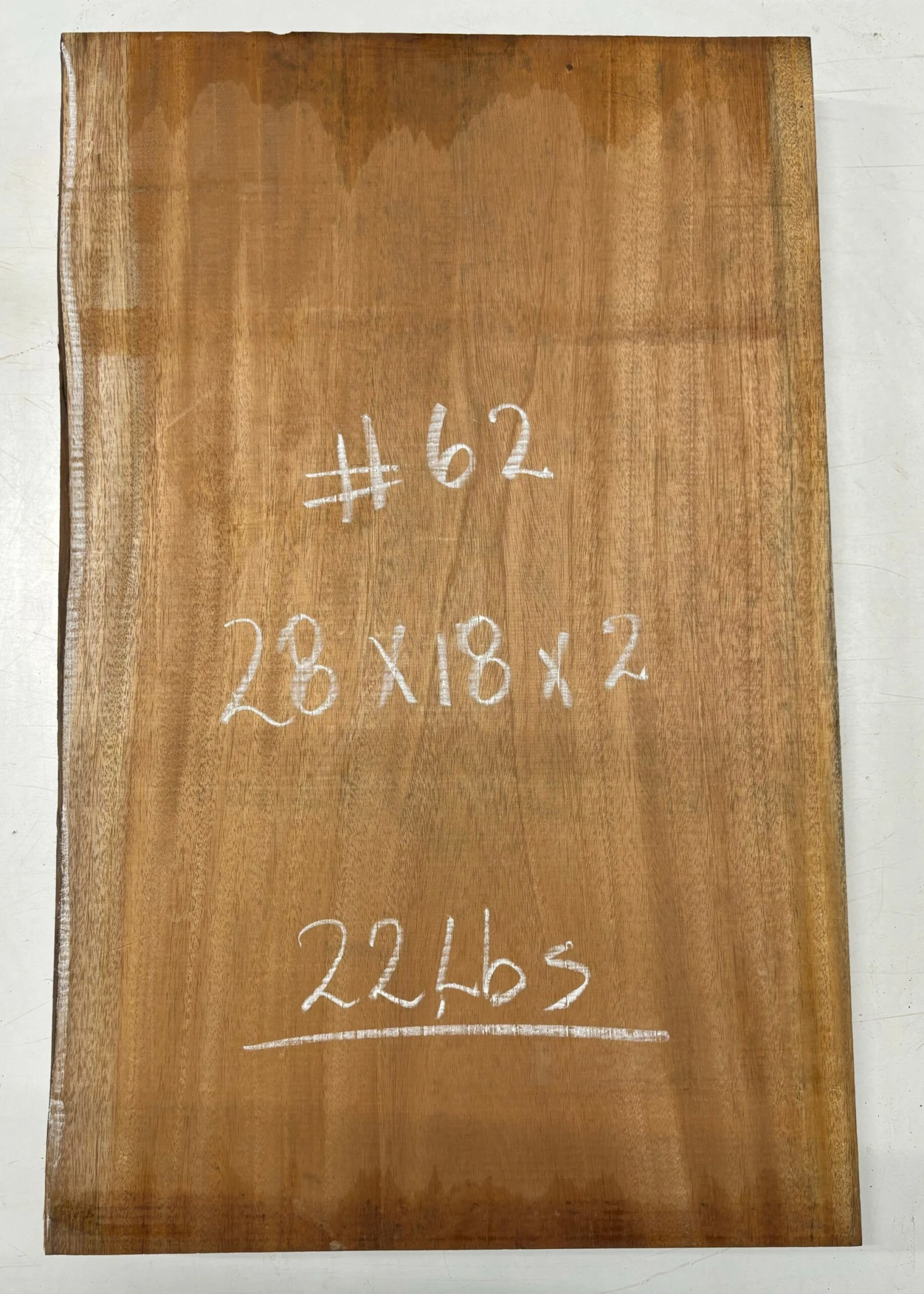 Premium Mahogany Guitar Body Blank - 28" X 18" X 2" (Single Piece) #62 - Image 2