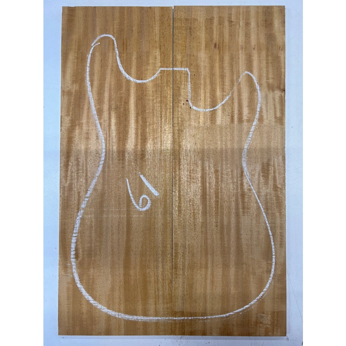 Fijian Honduran Mahogany Bookmatched Guitar Drop Tops 21" X 7-1/4" X 1/4" #61 - Image 2