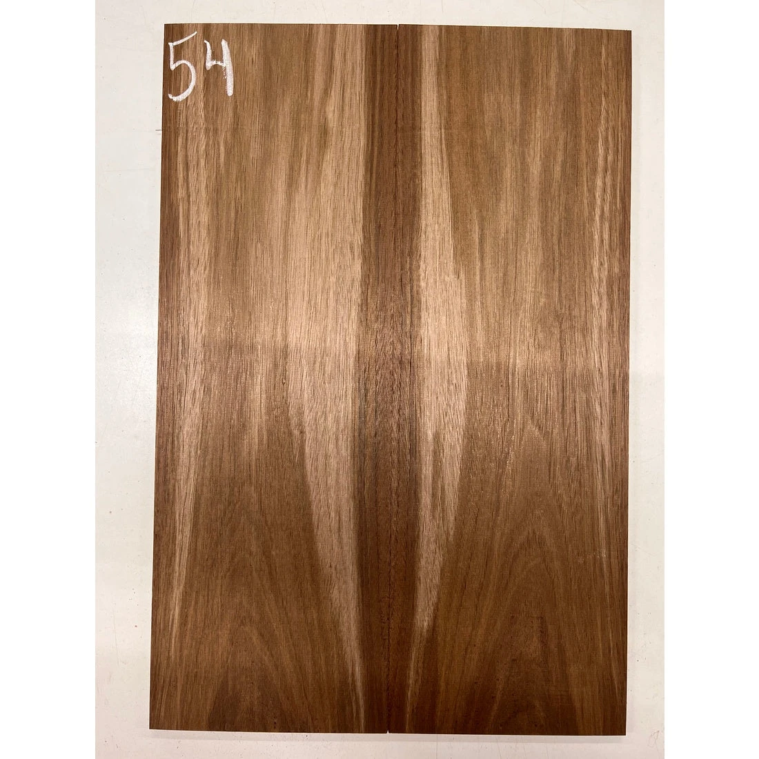 Peruvian Walnut Bookmatched Guitar Drop Top 21" X 7" X 1/4" #54