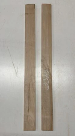 2 Pack, Hard Maple Thin Stock Lumber 38" X 3" X 1/2" #3310
