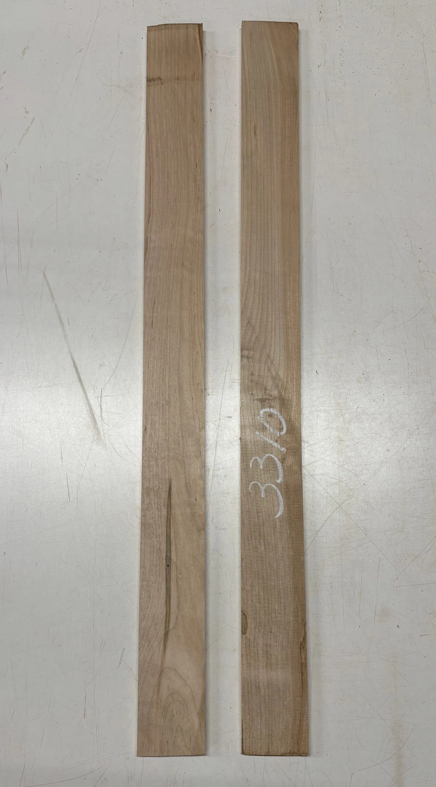 2 Pack, Hard Maple Thin Stock Lumber 38" X 3" X 1/2" #3310