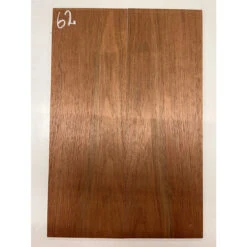 Peruvian Walnut Bookmatched Guitar Drop Top 21" X 7" X 1/4" #62