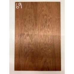 Peruvian Walnut Bookmatched Guitar Drop Top 21" X 7" X 1/4" #69