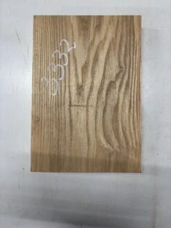 1 Piece, White Ash Lumber Board Blank 15-1/2" X 10-7/8" X 1-7/8" #3332