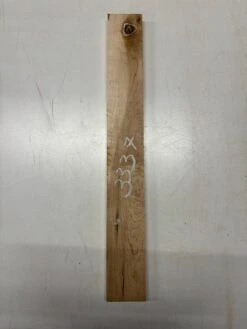 1 Piece, Birdseye Maple Thin Stock Lumber 23-1/2" X 3" X 3/4"#3337