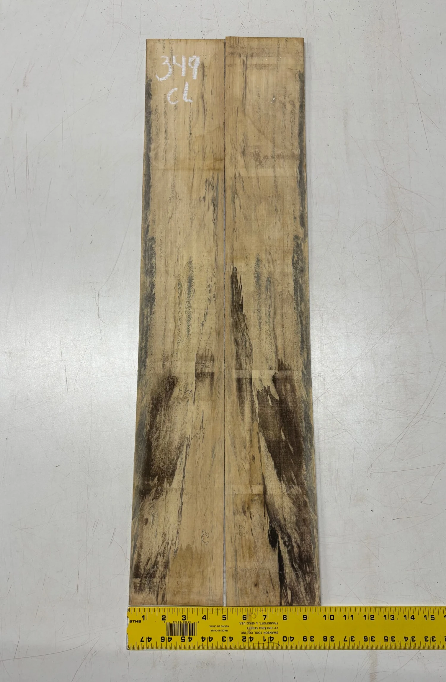 Spalted Tamarind Classical Guitar Back & Side Set #349 - Image 5