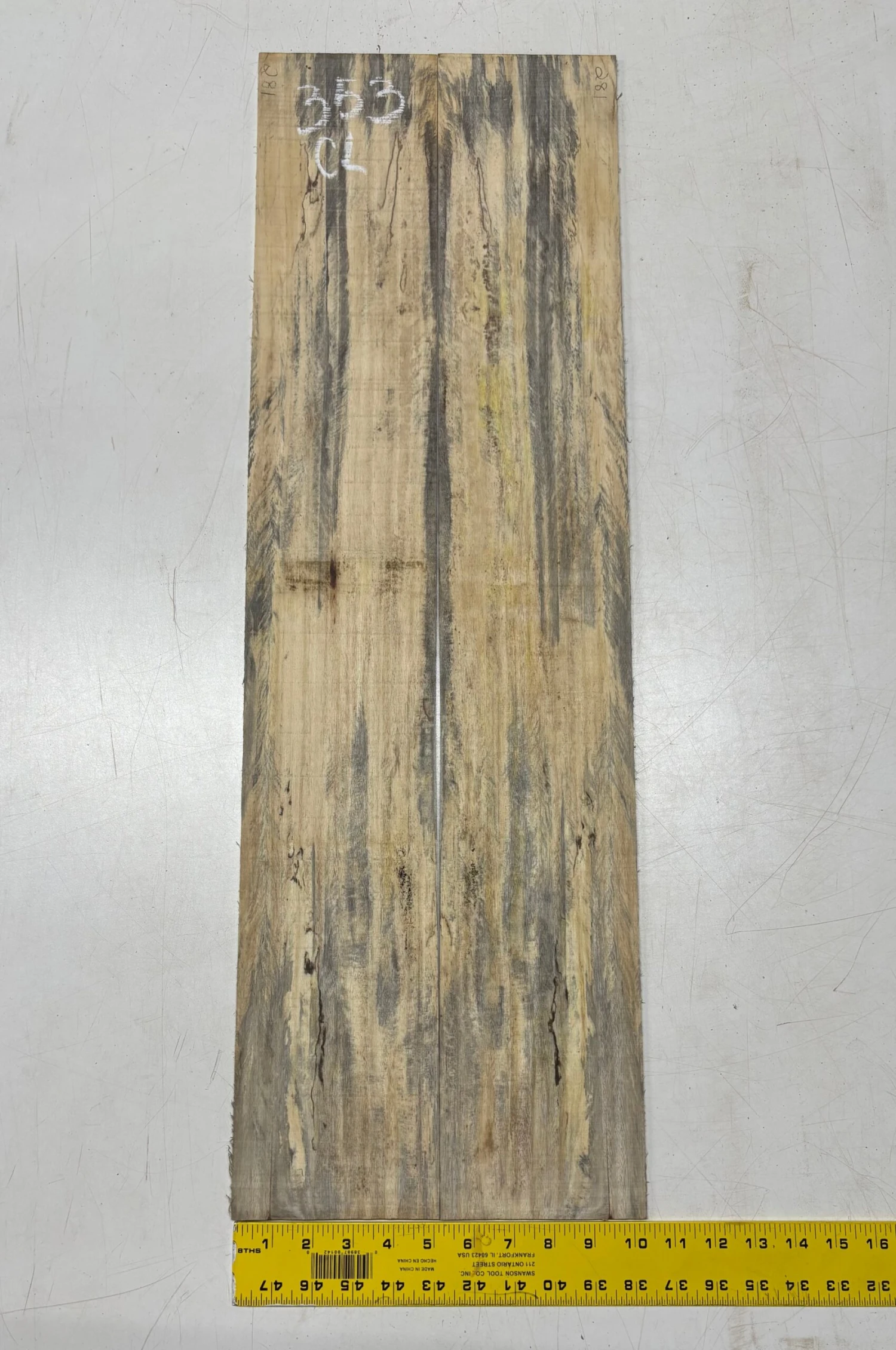 Spalted Tamarind Classical Guitar Back & Side Set #353 - Image 5