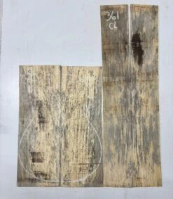 Spalted Tamarind Classical Guitar Back & Side Set #361
