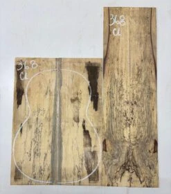 Spalted Tamarind Classical Guitar Back & Side Set #368