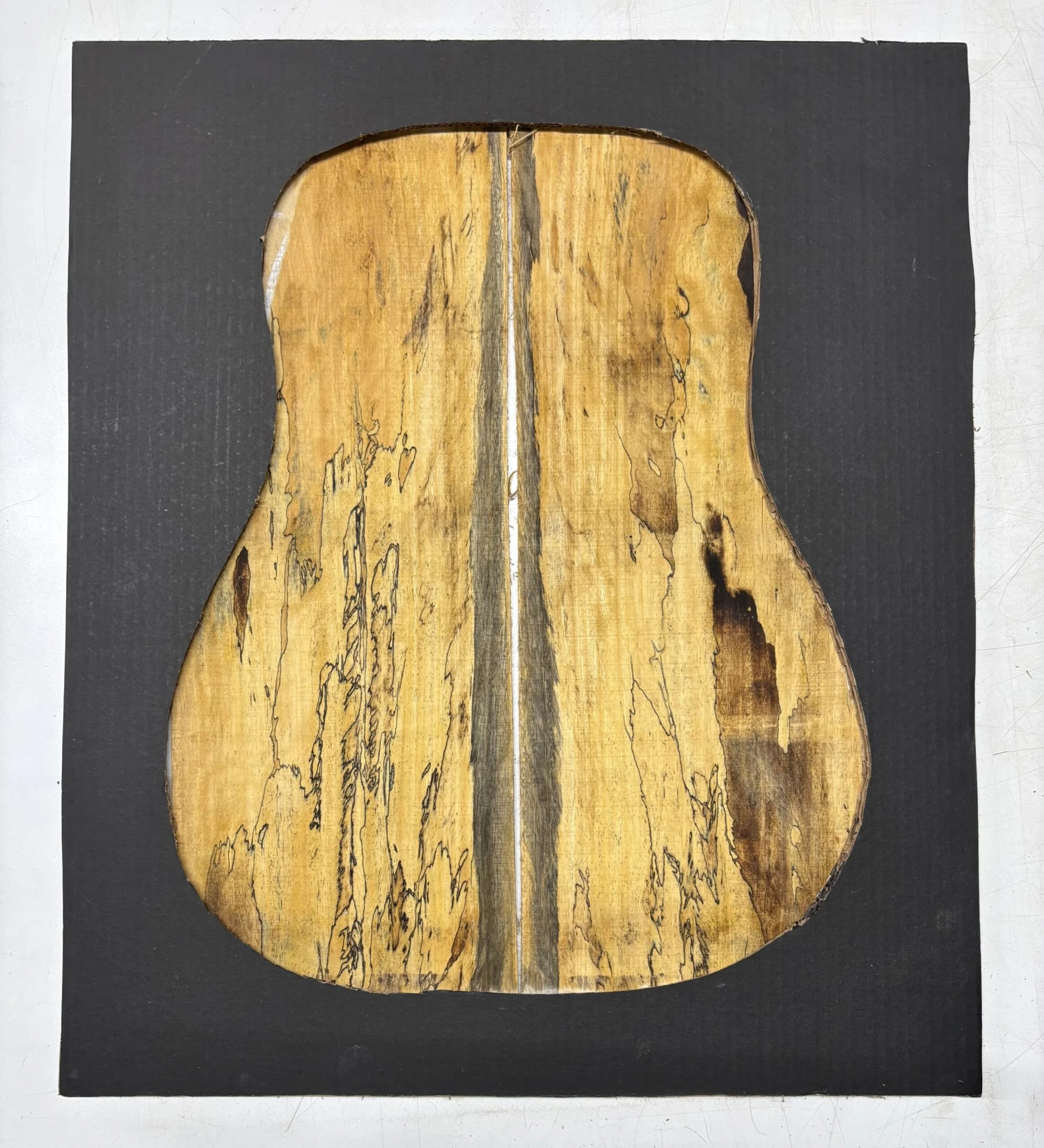 Spalted Tamarind Classical Guitar Back & Side Set #368 - Image 4