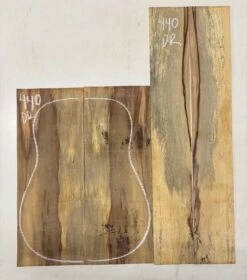 Spalted Tamarind Dreadnought Guitar Back & Side Set #440
