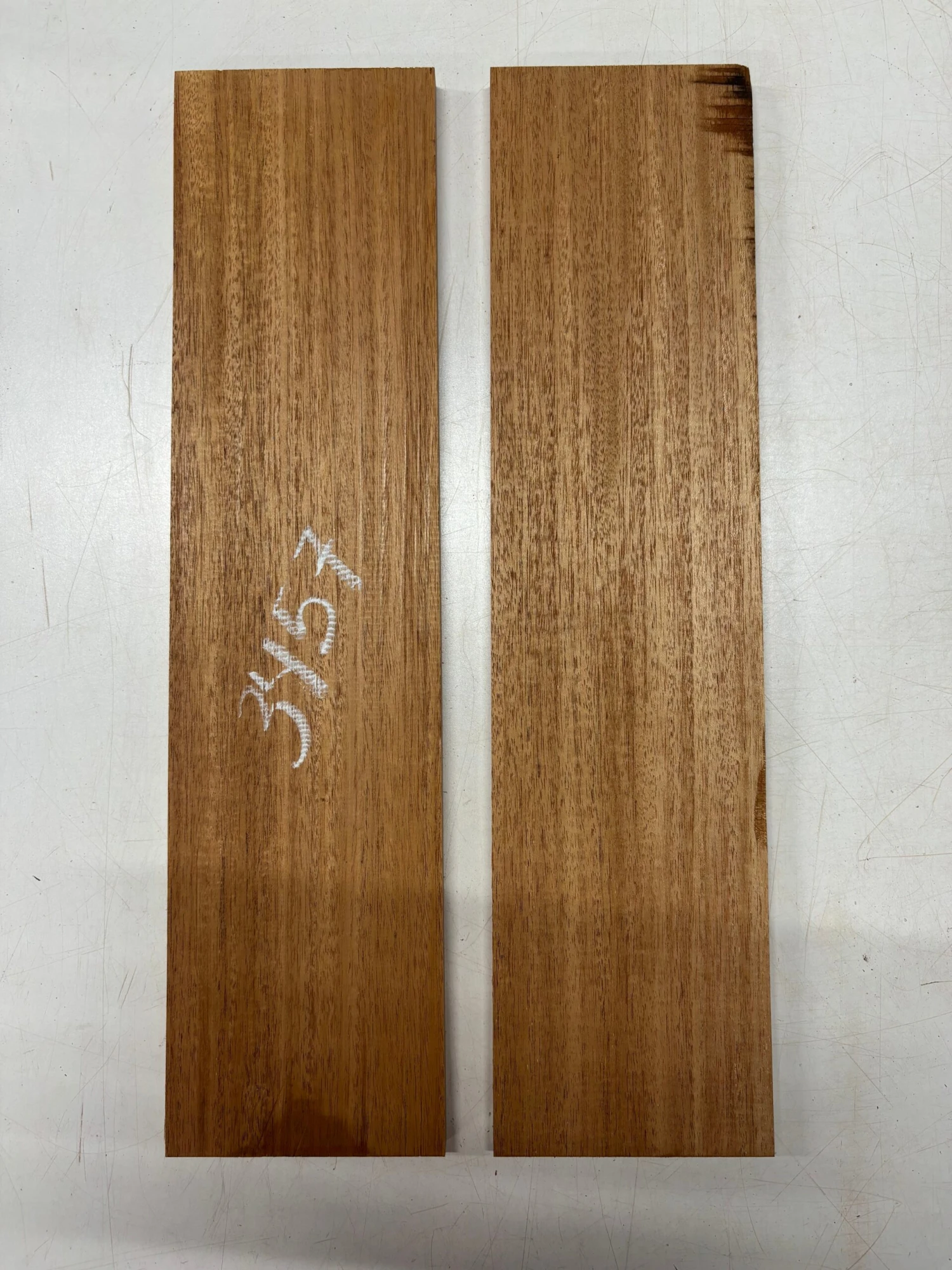 2 Pack, Honduras Mahogany, Thin Stock Lumber20-1/2" X 5"x 5/8"#3457