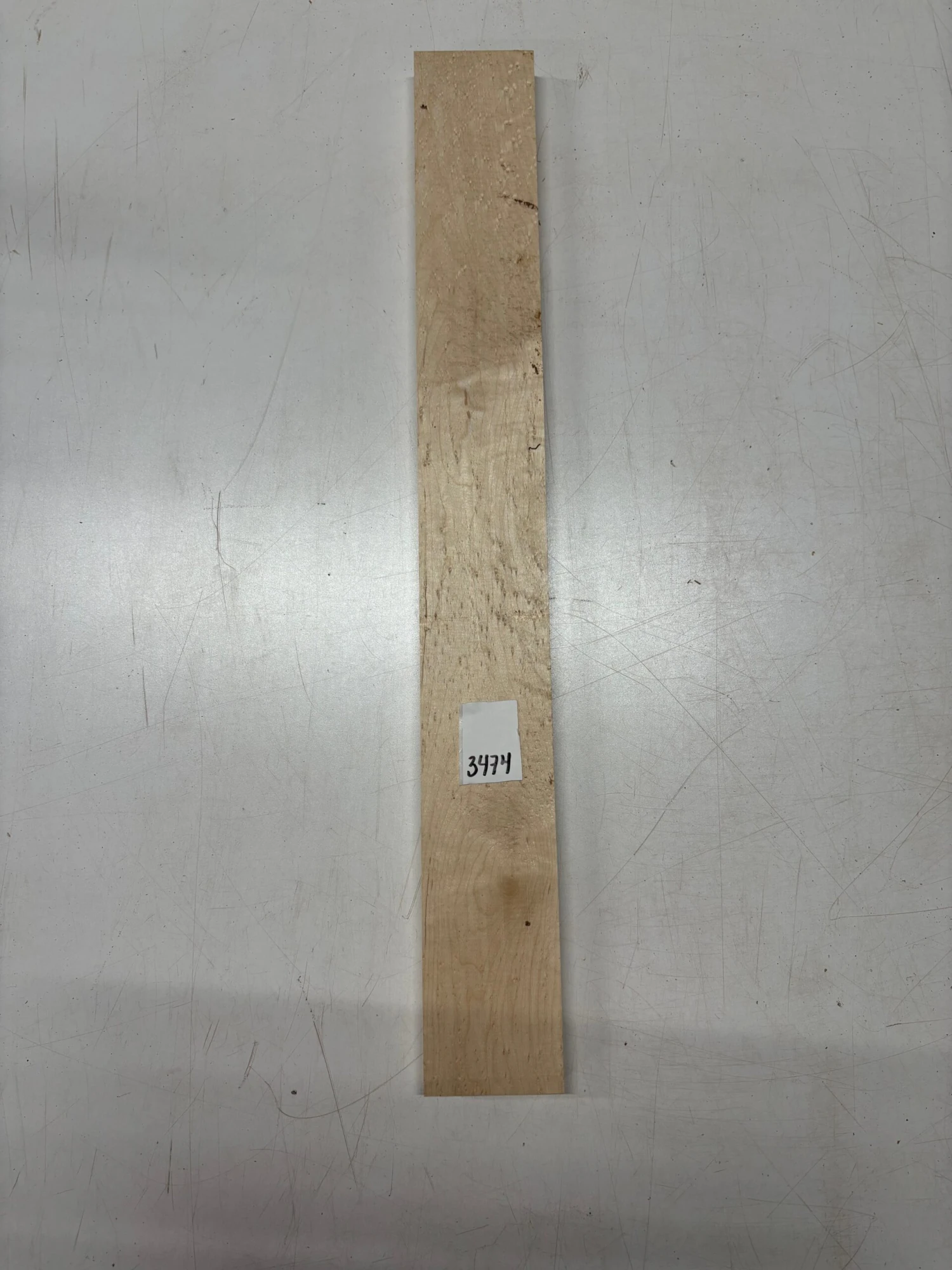 1 Piece, Birdseye Maple Thin Stock Lumber 25"x 3"x 7/8"#3474