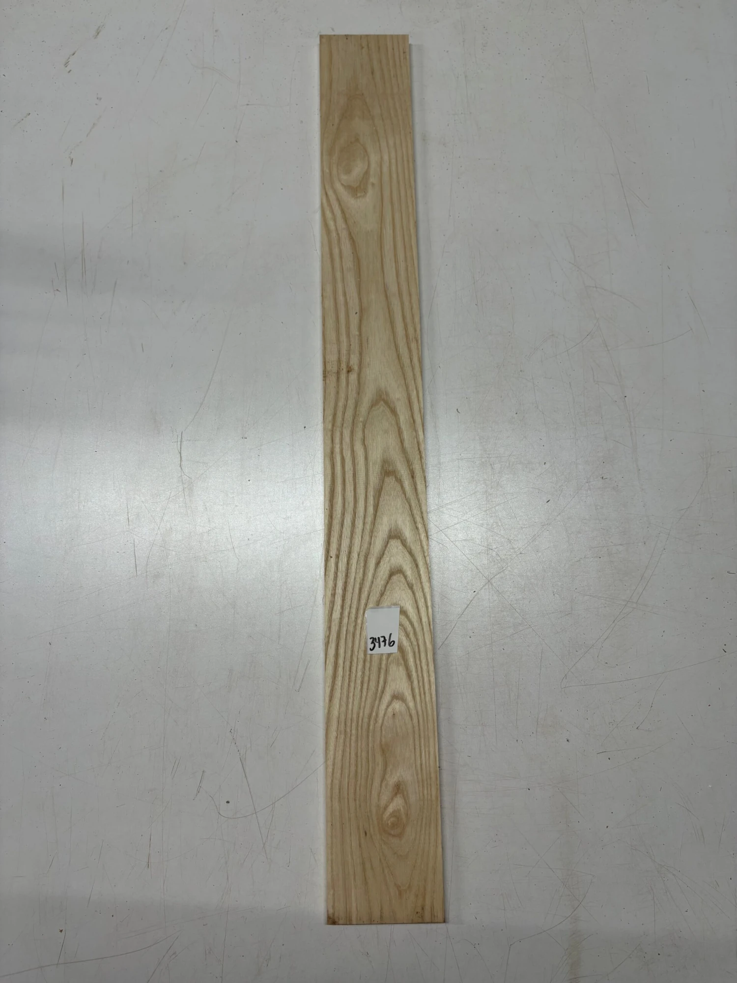 1 Piece, White Ash Thin Stock Lumber 36"x 4"x 1/2"#3476